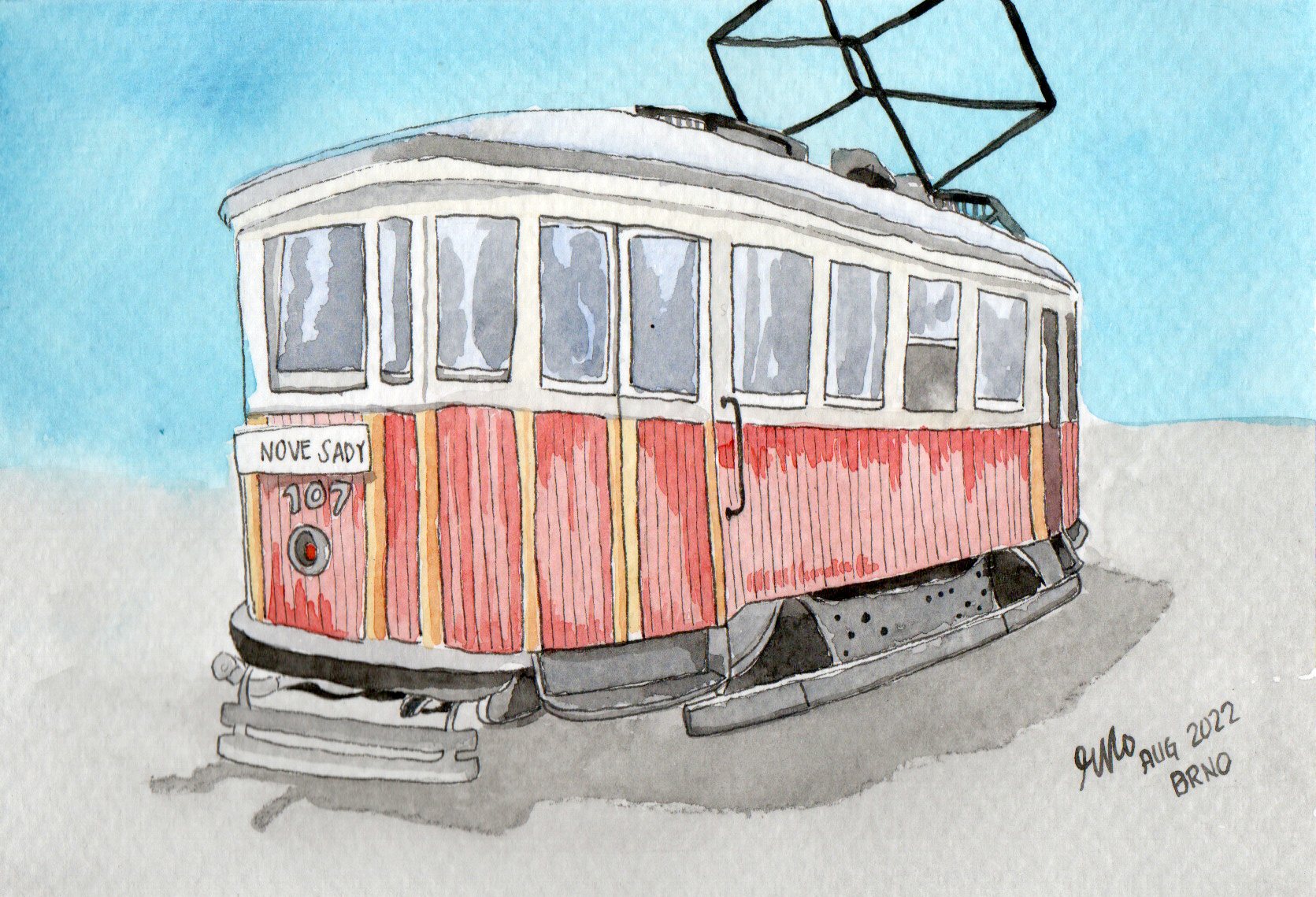 Tram Sketch